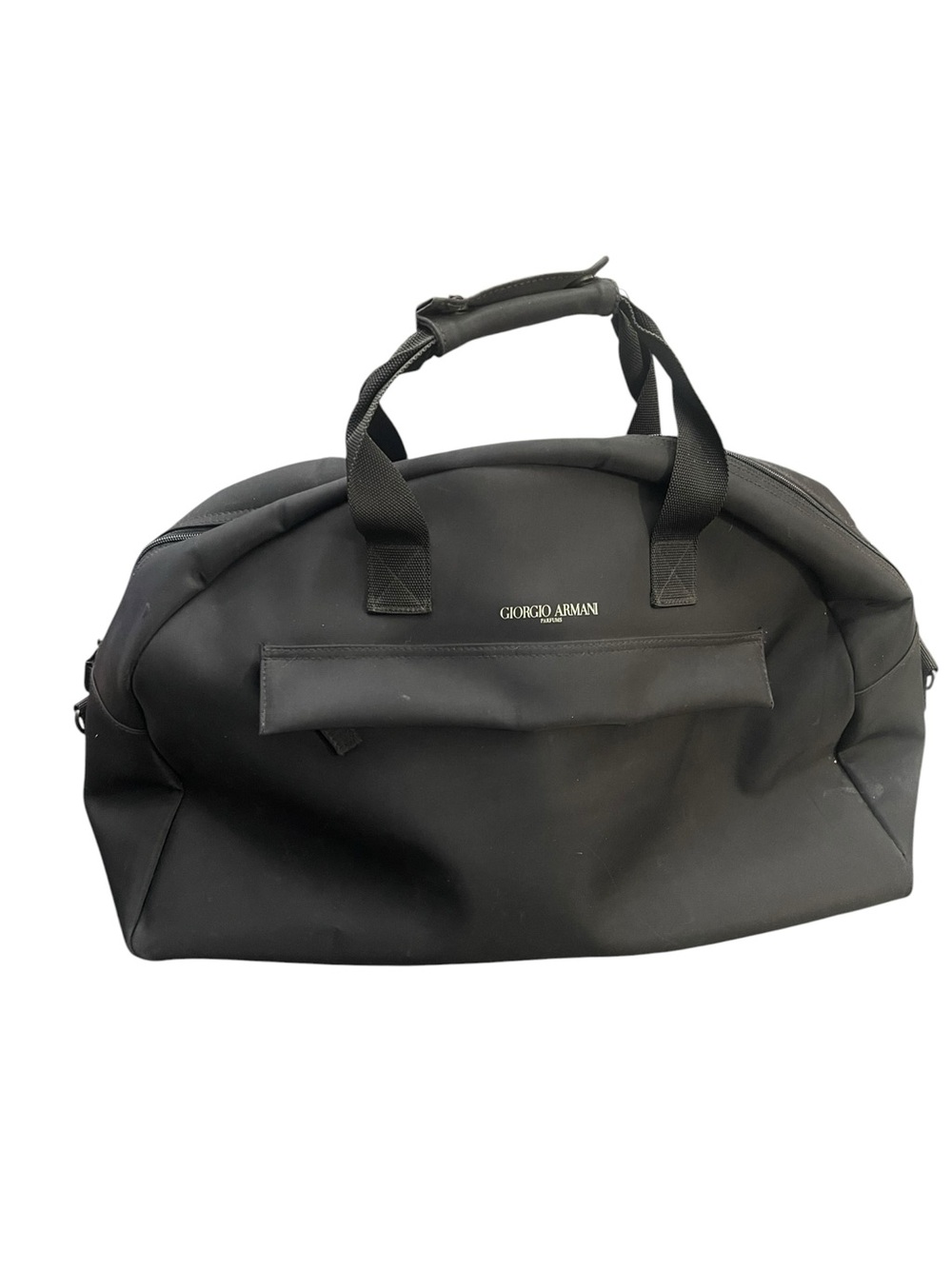 Giorgio Armani Black Men’s Duffel Travel Bag